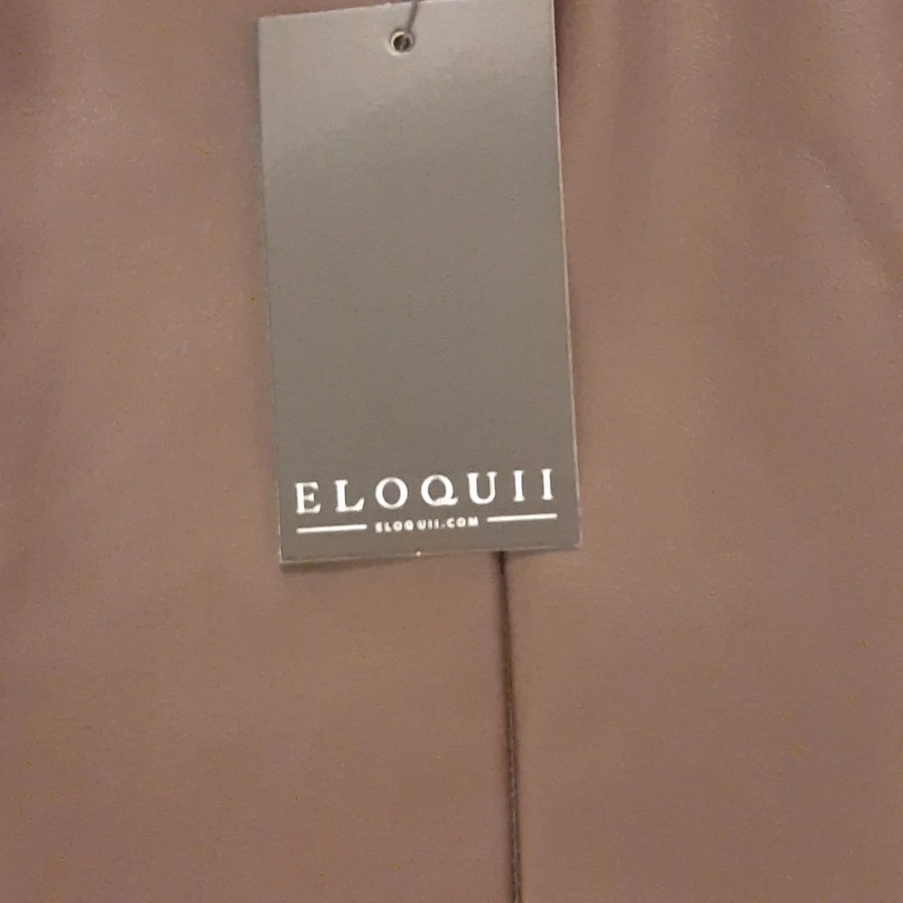 Faux Leather Peplum Top - Picture 4 of 7